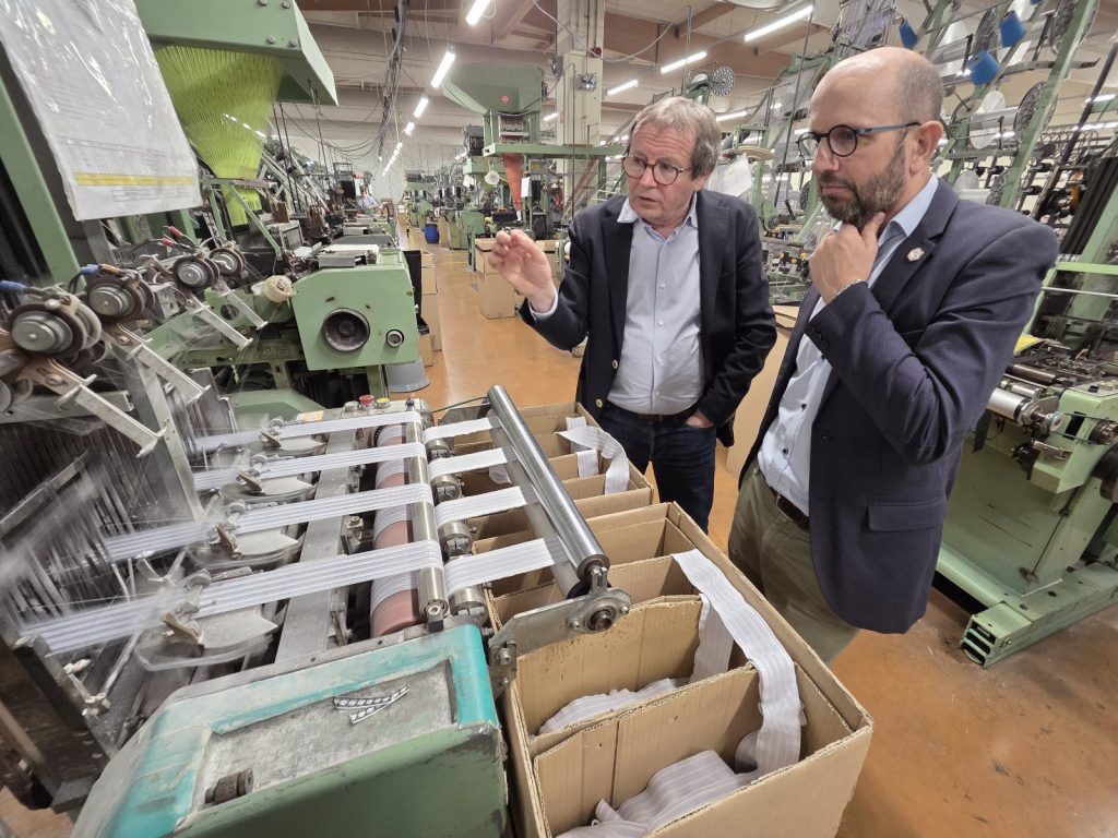 Atelier de production Berthéas & Cie — savoir-faire textile depuis 1929